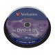 Verbatim DVD R Double Layer Matt Silver 8x 8.5GB DVD R DL 10pezzoi 4366610