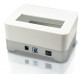 Conceptronic CHDDOCKUSB3 Grigio, Bianco