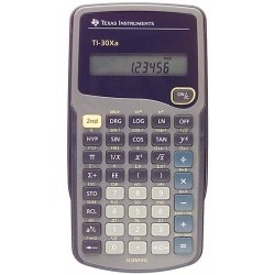 Texas Instruments TI 30XA Tasca Calcolatrice scientifica Grigio calcolatrice TI30XA