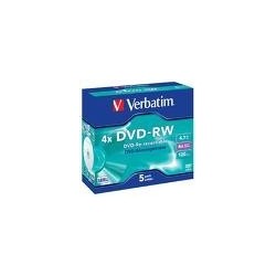 Verbatim DVD RW Matt Silver 4.7GB DVD R 432855
