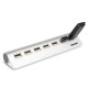 Hamlet 7 port usb 2.0 hub a 7 porte 480Mbps XHUB7020AL