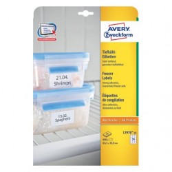 Avery ETICH. PER FREEZER 63 5X33 9