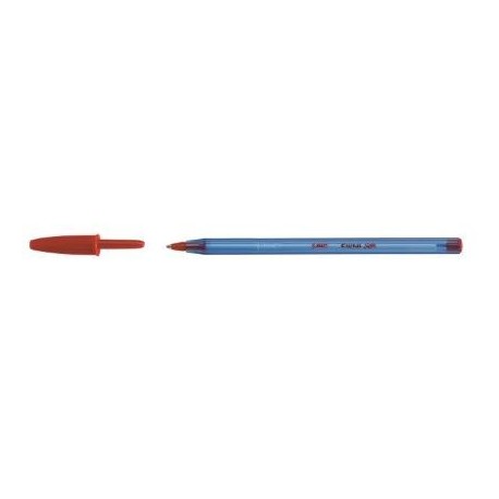 BIC CF50PENNE CRISTAL SOFT PMED ROSSO