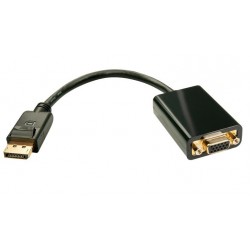 Lindy 41006 cavo di interfaccia e adattatore DisplayPort VGA Nero LINDY41006