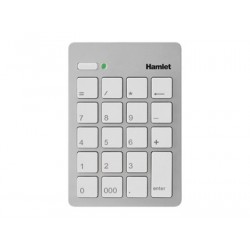 Hamlet Numeric Keypad tastierino numerico usb 2.0 argento XKPADUSV