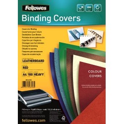 Fellowes Delta cartellina A4 Carta Rosso 100 pezzoi 5370305