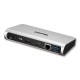 Hamlet Docking Station collega due display HDMI e DP con 4 porte usb 3.0, LAN e audio HDOCKS500C