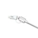 Celly USBML cavo per cellulare USB A Micro USB BLightning Bianco 1 m