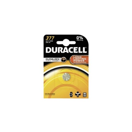 Duracell Battery Button Cell SR66, 376377 1 Pcs