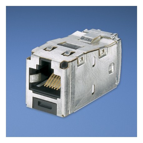 Panduit Mini Com TX6 10Gig Shielded Jack Module TG Style Grigio cavo di interfaccia e adattatore CJS6X88TGY