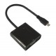Nilox NX080200129 0.15m Micro HDMI VGA D Sub Nero cavo e adattatore video