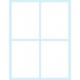 Tico CF40 ETICHETTE BIANCHE75X56