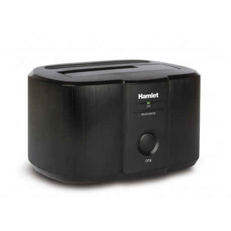 Hamlet USB 3.0 Docking Station usb 3.0 per hard disk da 2,5 o 3,5 HXDD2535