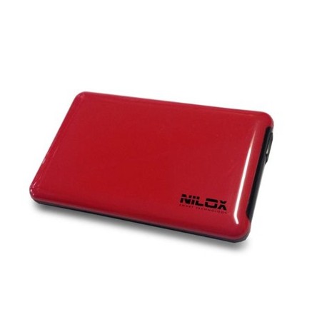Nilox DH0002RD contenitore di unit di archiviazione 2.5 Enclosure HDD Rosso