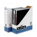 Fellowes 0026301 scatola per la conservazione di documenti Blu, Bianco