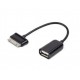 Techmade A OTG AF30P 001 cavo per cellulare Nero USB A Samsung 30 pin 0,15 m