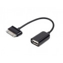 Techmade A-OTG-AF30P-001 cavo per cellulare Nero USB A Samsung 30-pin 0,15 m