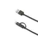 Celly USBCMICRO cavo USB USB A USB CMicro-USB B Nero