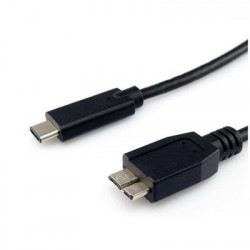 Nilox NX090301133 cavo USB 1 m Micro USB B USB C Nero