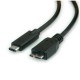 Nilox NX090301133 cavo USB 1 m Micro USB B USB C Nero