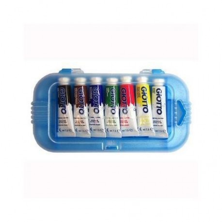 Giotto T mpera Extra Nero, Blu, Marrone, Verde, Rosso, Bianco, Giallo Tubo 7.5ml 301500