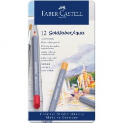 Faber Castell Goldfaber Aqua pastello colorato 12 pezzoi Multicolore 114612
