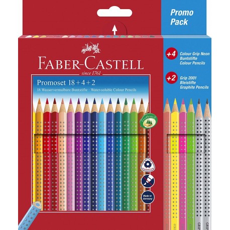 Faber Castell 201540 pastello colorato 24 pezzoi Multicolore