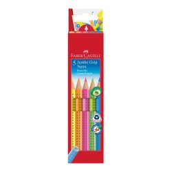 Faber Castell Jumbo GRIP pastello colorato 5 pezzoi 110994