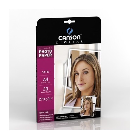 Canson CF20FF ULTIMATE SATIN A4 270G