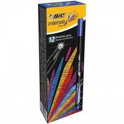 BIC CONF12 PENNA P.FIBRA 0 4MM COL.BLU