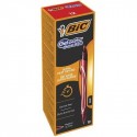 BIC Gel-ocity Quick Dry Rosso Clip-on retractable ballpoint pen Medio 12 pezzoi 949874