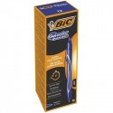 BIC Gel-ocity Quick Dry Blu Clip-on retractable ballpoint pen Medio 12 pezzoi 950442