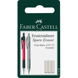 Faber Castell BLISTER 3 GOMMINI X PORTAMINE GRIP