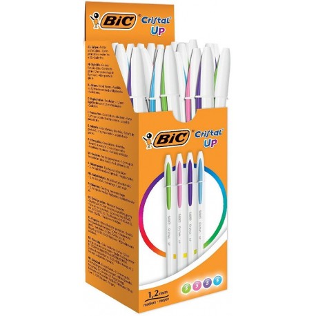 BIC CONF20 PENNE CRISTAL UP COL.ASS 1.2