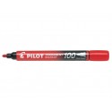 Pilot Permanent Marker 100 evidenziatore 1 pezzoi Rosso Punta sottile 002707