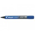 Pilot Permanent Marker 100 evidenziatore 1 pezzoi Blu Punta sottile 002706