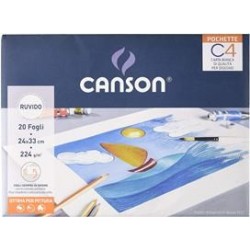 Canson POCHETTE C4 24X33CM 20FG RUVIDO