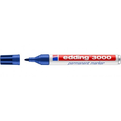 Edding 3000 Permanent Marker Red marcatore permanente E3000 003