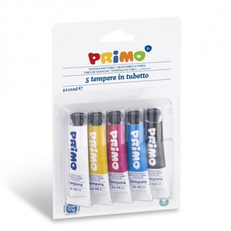 Primo CONF5 TUBETTI TEMPERA DA 12ML