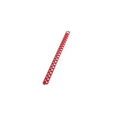 Fellowes CF100 DORSO PLAST. D.19MM ROSSO