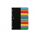 KING MEC D26612 cartella A4 Nero, Multicolore