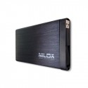 Nilox DH0002BKALUSB contenitore di unità di archiviazione 2.5 Enclosure HDD Nero