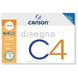 Canson C4 Art paper pad 20fogli 100500454