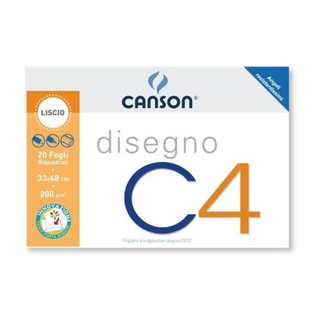 Canson C4 Art paper pad 20fogli 100500454