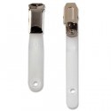 SEI Rota Pinzette Pass Clip per badge Metallico, Bianco 100 pezzoi 620087