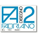 Fabriano Album Disegno F2 20 Fogli 24x33 cm ruvido 04004110