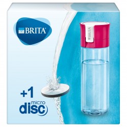 Brita Fill Go Bottle Filtr Pink Bottiglia per filtrare lacqua Rosa, Trasparente BRITAGOVITALLP
