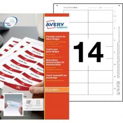 Avery 7537 etichetta per stampante Bianco Etichetta per stampante non adesiva