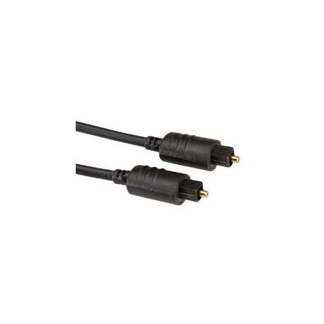 Nilox 2m Toslink 4mm cavo a fibre ottiche Nero CRO11994382