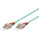 WP Europe C FP3 5SCSC 020 cavo a fibre ottiche 2 m OM3 SC Blu